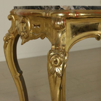 Console de table avec dessus en Marbre-unique