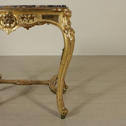 Console de table avec dessus en Marbre-unique