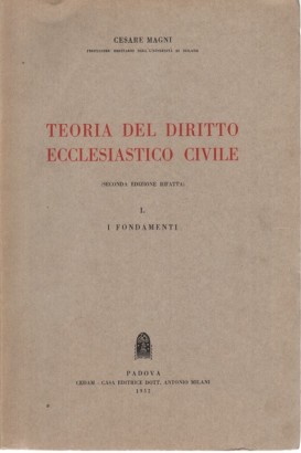 Teoria del diritto ecclesiastico 1