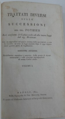 Varios tratados de sucesión conformes, Robert Joseph Pothier