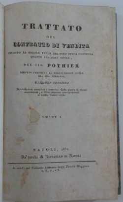 Abhandlung über den Kaufvertrag nach den Regeln, Robert Joseph Pothier