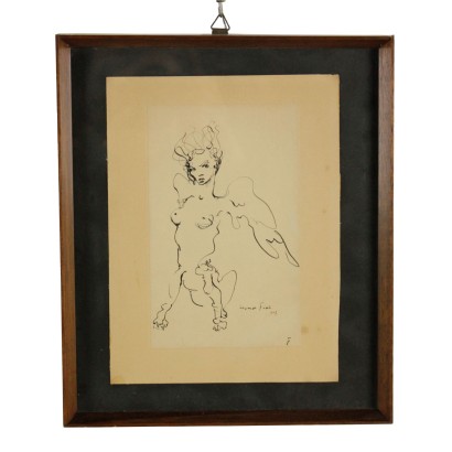 Arpia di Leonar Fini Arpia di Leonar Fini