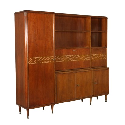 {* $ 0 $ *}, cabinet from the 50s, 50s, cabinet with double flap, cabinet with flap, flap cabinet, vintage cabinet, vintage 50s, 1950s modern, poplar cabinet, 50s modern