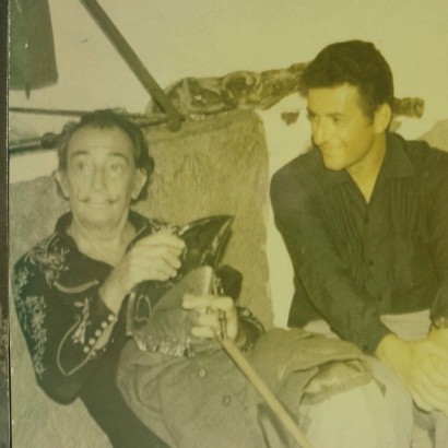 La foto y el autógrafo de Salvador Dalí
