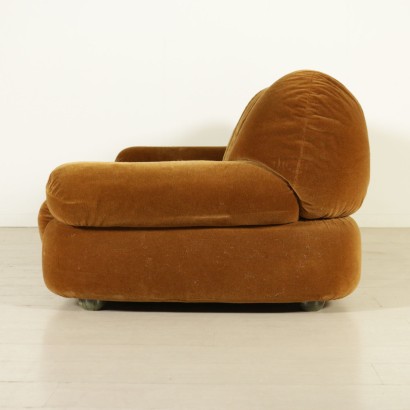 {* $ 0 $ *}, sofá de los 70, sofá vintage, sofá moderno, sofá vintage de los 70, sofá moderno tapizado de los 70
