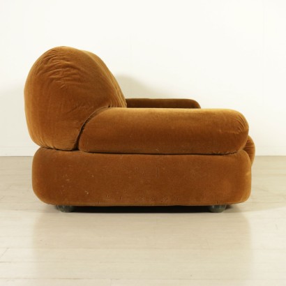 {* $ 0 $ *}, sofá de los 70, sofá vintage, sofá moderno, sofá vintage de los 70, sofá tapizado vintage moderno de los 70