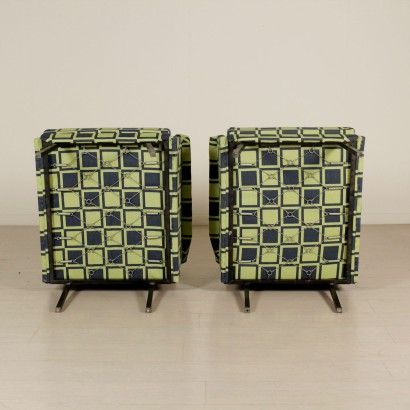 1960s pair of armchairs - underneath