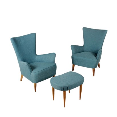 1950s pair of armchairs
