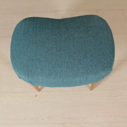 1950s pair of armchairs - footstool