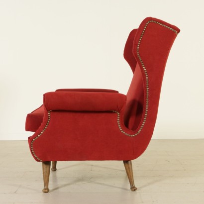{* $ 0 $ *}, sillón de los años 50, sillón vintage de los años 50, italiano moderno, vintage italiano, vintage de los 50, moderno de los 50
