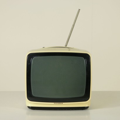 {* $ 0 $ *}, Telefunken-Fernsehen, Vintage-Fernseher, modernes antikes Fernsehen, 70er-Fernseher, Vintage-Fernseher, 70er-Jahre-Fernseher, 70er-Jahre-Elektronik