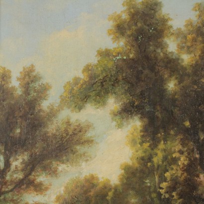 Landscape with Farmer and Cart