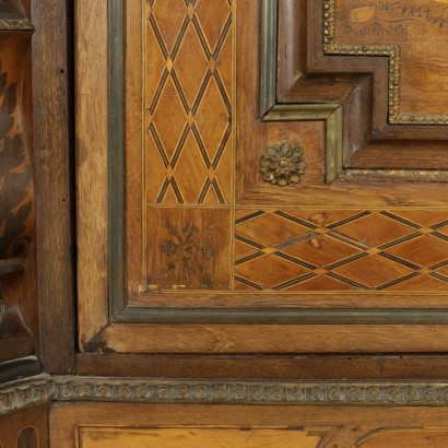 Piccola credenza Napoleone III - particolare