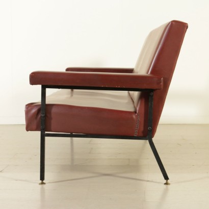 Sofa Kunstleder Italien 1960er