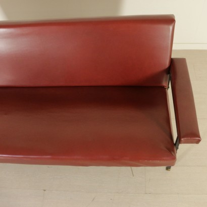 Sofa Leatherette Vintage Manufactured in Italy 1960s