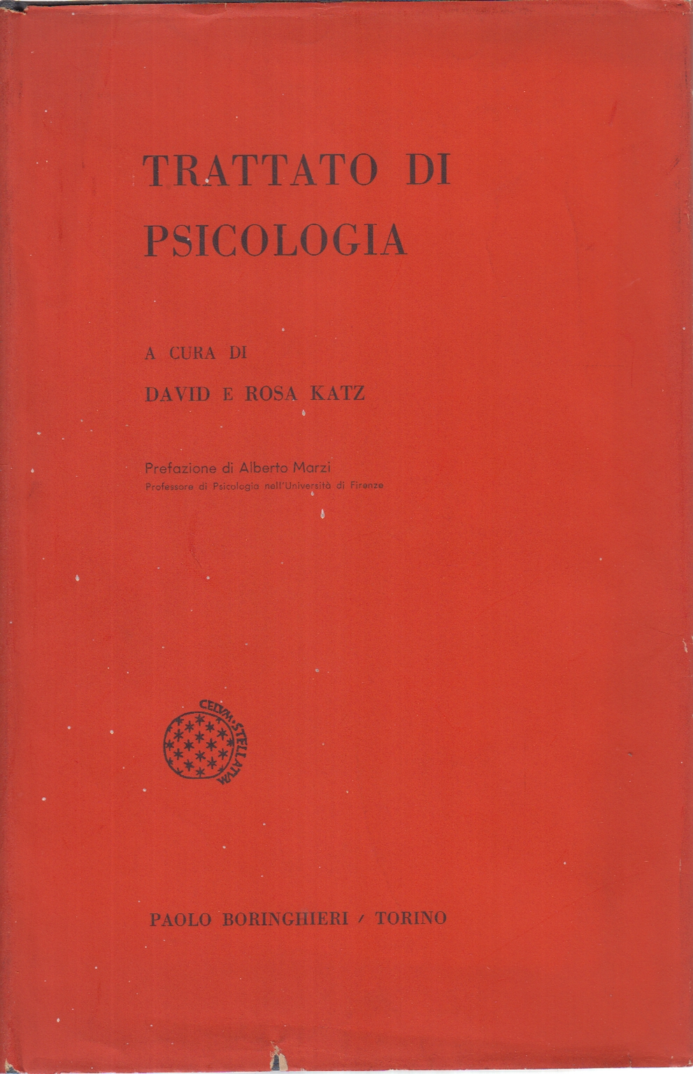 Treaty of psychology, David Katz Rose Katz