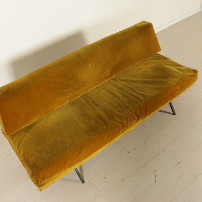 {* $ 0 $ *}, 60er-Jahre-Sofa, Vintage-Sofa, 60er-Jahre-Vintage, Kunstledersofa, 60er-Jahre, italienischer Vintage, Vintage-Sitze