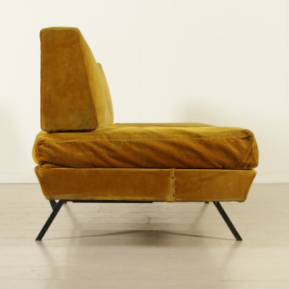 {* $ 0 $ *}, canapé 60's, canapé vintage, 60's vintage, canapé simili cuir, 60's, vintage italien, sièges vintage