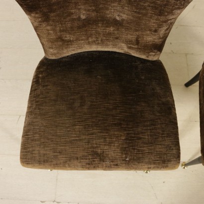 1960s pair of small armchairs - detail