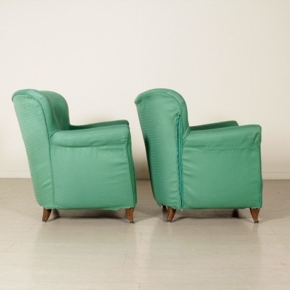 {* $ 0 $ *}, fauteuils 40s-50s, fauteuils 40s, 50s fauteuil, fauteuils, 40s vintage, paire de fauteuils d' époque, fauteuils modernes, cru 40s, cru années 50, 40s modernité, 1950 modernes