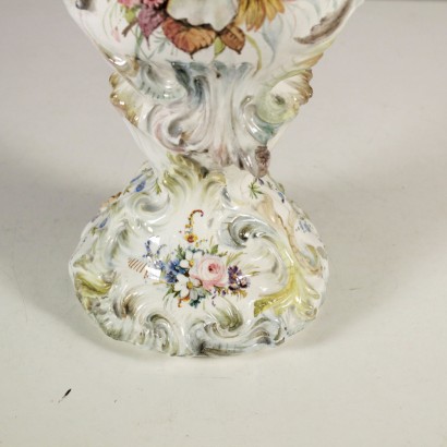 {* $ 0 $ *}, vase neuf, vase Bassano, vase en céramique, vase bassanese, vase en céramique polychrome, vase antique, vase antique, vase 900, vase début 900