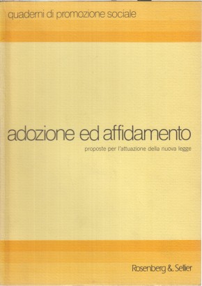 Adozione e affidamento