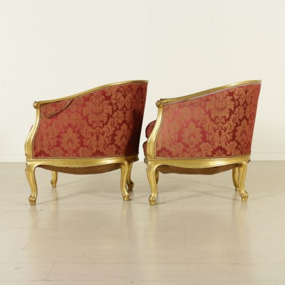 antique, armchair, antique armchairs, antique armchair, antique Italian armchair, antique armchair, neoclassical armchair, 20th century armchair, baroque armchairs, pair of baroque armchairs