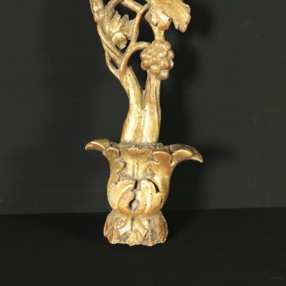 arte, arte italiana, pittura antica italiana,Figura intagliata con cornice a portale