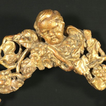 Sculpture Gilded Wood Italy XVI-XVII Century