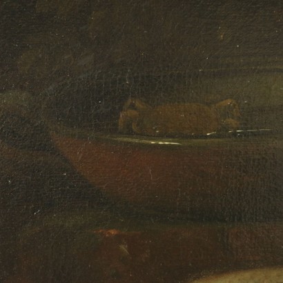 Still Life with fishes, bowl, basket and shell