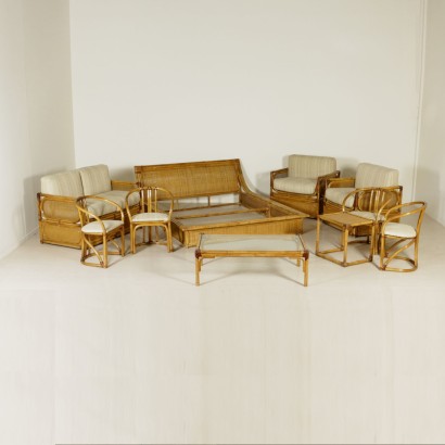 Lit en bambou - meuble complet