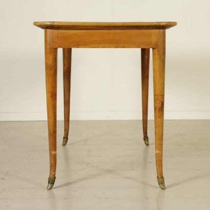 {* $ 0 $ *}, table des années 50, années 50, table vintage, table moderne, table en hêtre, vintage des années 50, vintage italien, table vintage des années 50