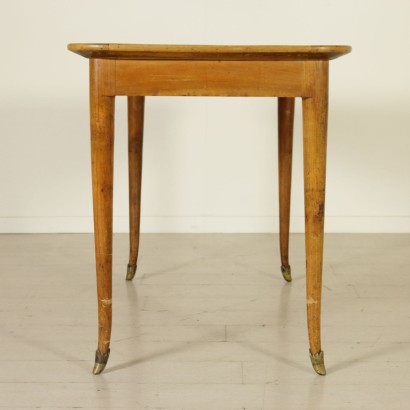 {* $ 0 $ *}, table des années 50, années 50, table vintage, table moderne, table en hêtre, vintage des années 50, vintage italien, table vintage des années 50