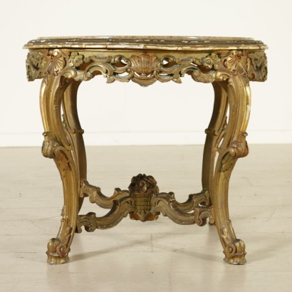 {* $ 0 $ *}, table basse, table basse antique, table basse antique, table basse de style, table basse dorée, table basse 900, table basse début des années 1900