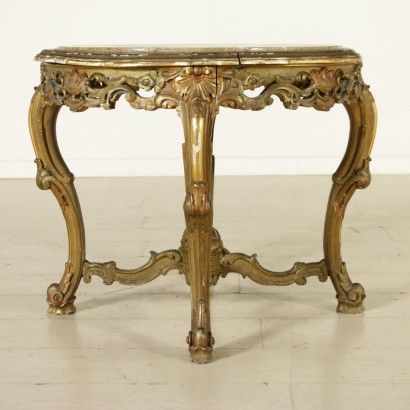 {* $ 0 $ *}, table basse, table basse antique, table basse antique, table basse de style, table basse dorée, table basse 900, table basse début des années 1900