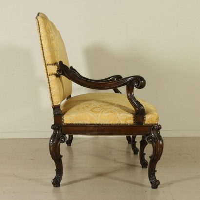 {* $ 0 $ *}, style armchair, style chairs, style armchairs, 900 sofa, walnut sofa, early 1900s sofa, 900 armchairs, 900 armchairs, walnut armchairs