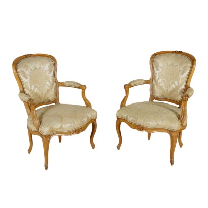 Pair of Revival Armchairs