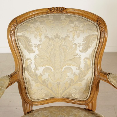 Pair of Revival Armchairs - detail