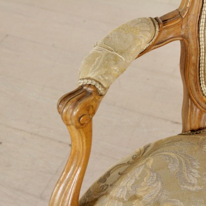 Pair of Revival Armchairs - detail