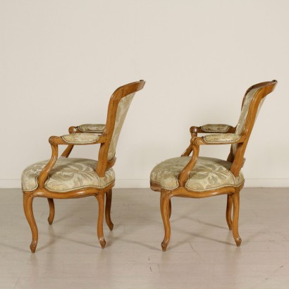 Pair of Revival Armchairs - side