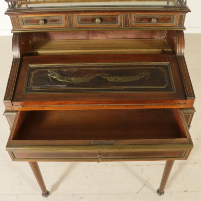 Drop-leaf Secretaire Writing Desk - detail