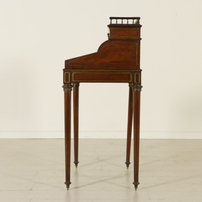 Drop-leaf Secretaire Writing Desk - side