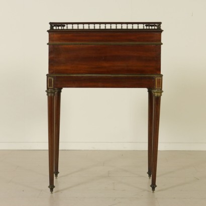 Drop-leaf Secretaire Writing Desk - back