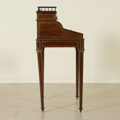 Drop-leaf Secretaire Writing Desk - side