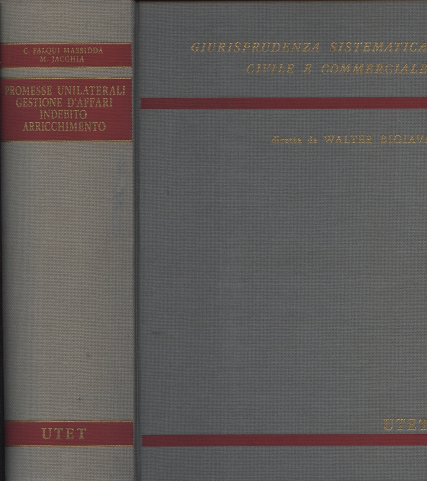 Promesse unilaterali - Gestione d'affari - Ripeti, Carlo Falqui Massidda Mario Jacchia