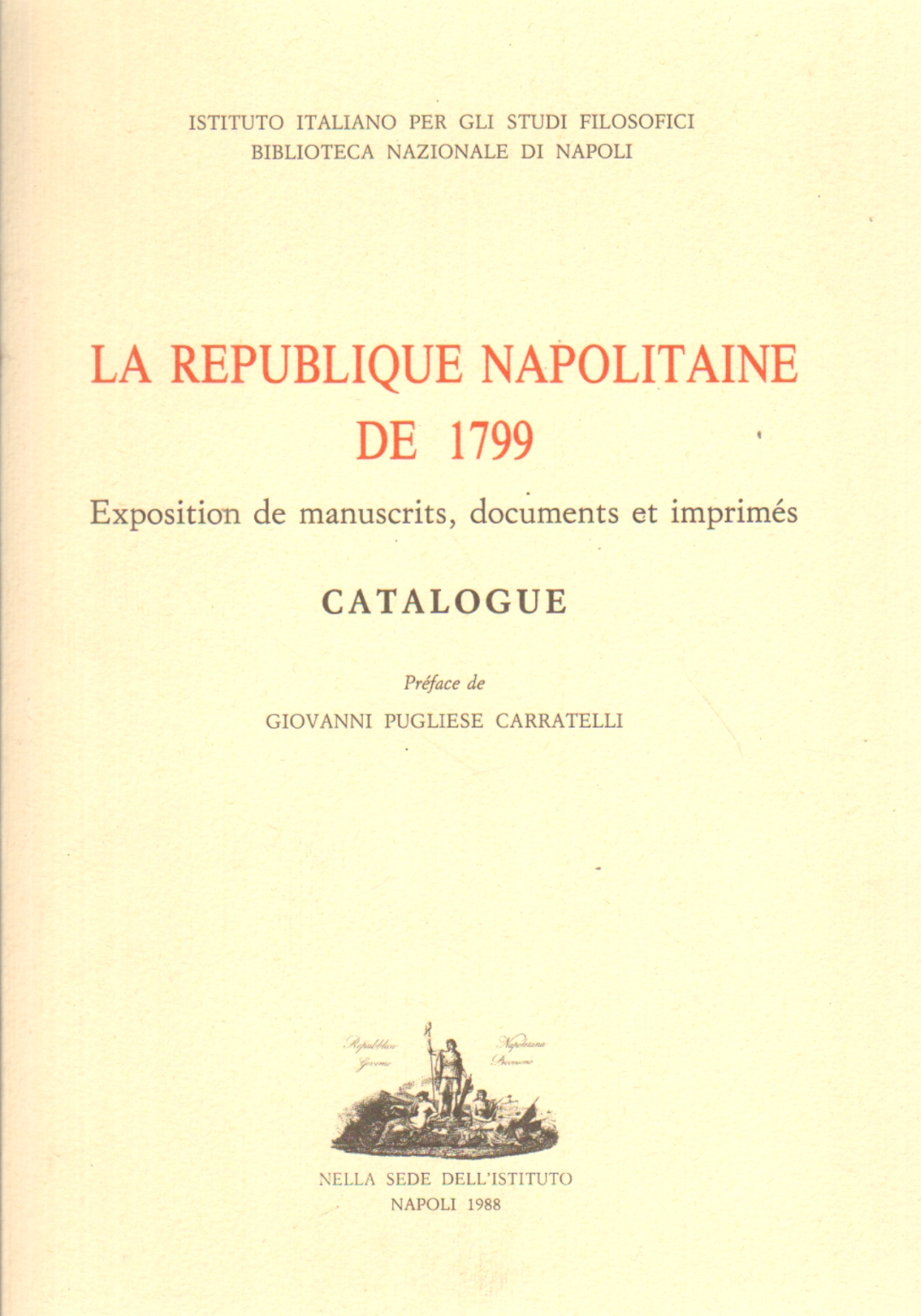 La République Napolitaine de 1799, AA.VV.