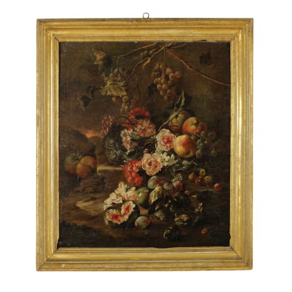 Still Life with Flowers and Fruit