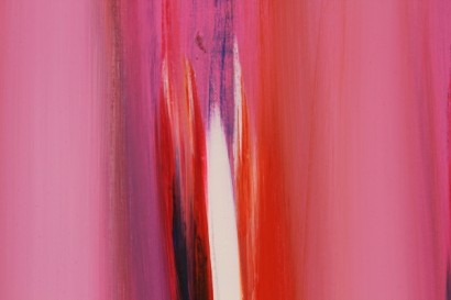 arte contemporanea, ennio finzi, finzi, opere finzi, acrilico su tela, il verso del colore in rosa