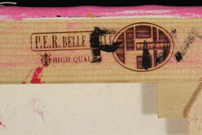 arte contemporanea, ennio finzi, finzi, opere finzi, acrilico su tela, il verso del colore in rosa