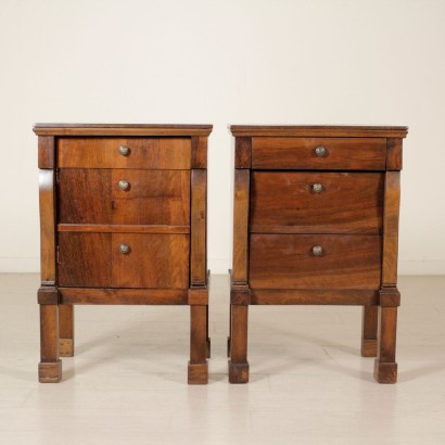 Pair of Restoration Bedside Tables